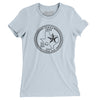 Texas State Quarter Women's T-Shirt-Light Blue-Allegiant Goods Co. Vintage Sports Apparel