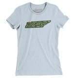 Tennessee Golf Course Map Women's T-Shirt-Light Blue-Allegiant Goods Co. Vintage Sports Apparel