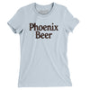 Phoenix Beer Women's T-Shirt-Light Blue-Allegiant Goods Co. Vintage Sports Apparel