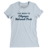 I've Been To Olympic National Park Women's T-Shirt-Light Blue-Allegiant Goods Co. Vintage Sports Apparel