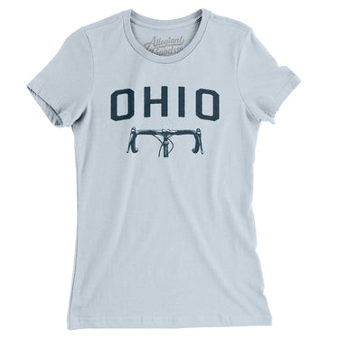 Ohio Cycling Women's T-Shirt-Light Blue-Allegiant Goods Co. Vintage Sports Apparel