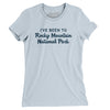 I've Been To Rocky Mountain National Park Women's T-Shirt-Light Blue-Allegiant Goods Co. Vintage Sports Apparel