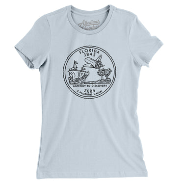 Florida State Quarter Women's T-Shirt-Allegiant Goods Co. Vintage Sports Apparel