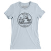 Florida State Quarter Women's T-Shirt-Light Blue-Allegiant Goods Co. Vintage Sports Apparel
