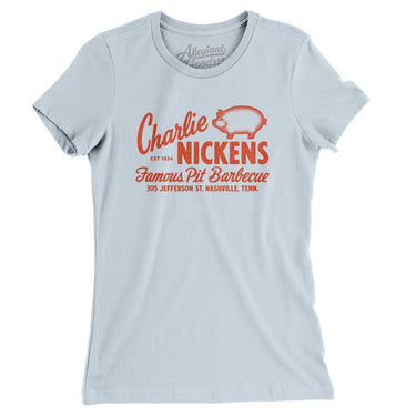 Charlie Nickens Famous Pit Barbecue Nashville in Light Blue Color