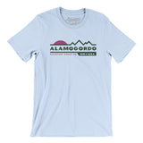 Alamogordo Mountain Sunset Men/Unisex T-Shirt-Light Blue-Allegiant Goods Co. Vintage Sports Apparel