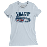 New Haven Coliseum Women's T-Shirt-Allegiant Goods Co. Vintage Sports Apparel