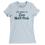 I've Been To Zion National Park Women's T-Shirt-Allegiant Goods Co. Vintage Sports Apparel