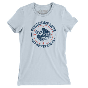 Windjammer South Puget Sound Women's T-Shirt-Light Blue-Allegiant Goods Co. Vintage Sports Apparel
