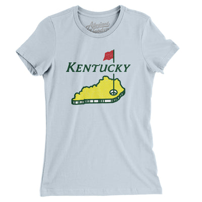 Kentucky Golf Women's T-Shirt-Light Blue-Allegiant Goods Co. Vintage Sports Apparel