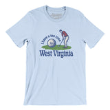 I Have A Tee Time In West Virginia Men/Unisex T-Shirt-Light Blue-Allegiant Goods Co. Vintage Sports Apparel