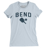 Bend Pickleball Women's T-Shirt-Light Blue-Allegiant Goods Co. Vintage Sports Apparel