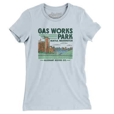 Gas Works Park Women's T-Shirt-Allegiant Goods Co. Vintage Sports Apparel