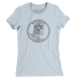 New Mexico State Quarter Women's T-Shirt-Light Blue-Allegiant Goods Co. Vintage Sports Apparel