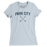 Park City Golf Women's T-Shirt-Light Blue-Allegiant Goods Co. Vintage Sports Apparel