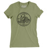 California State Quarter Women's T-Shirt-Light Olive-Allegiant Goods Co. Vintage Sports Apparel