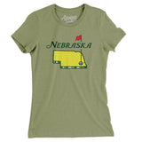 Nebraska Golf Women's T-Shirt-Allegiant Goods Co. Vintage Sports Apparel