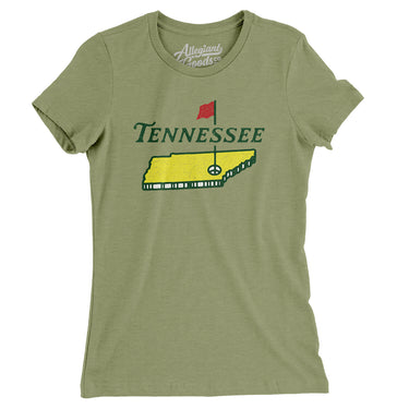 Tennessee Golf Women's T-Shirt-Allegiant Goods Co. Vintage Sports Apparel