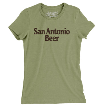 San Antonio Beer Women's T-Shirt-Allegiant Goods Co. Vintage Sports Apparel