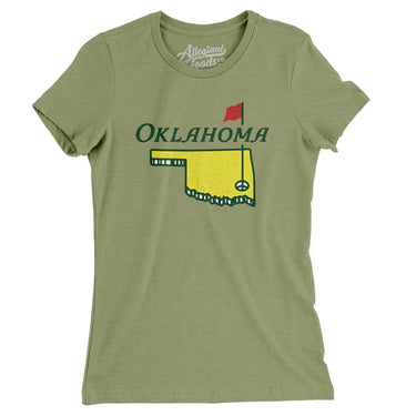 Oklahoma Golf Women's T-Shirt-Allegiant Goods Co. Vintage Sports Apparel