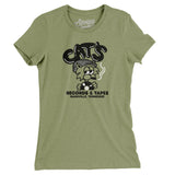 Cat's Records and Tapes in Light Olive Color