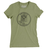 New Mexico State Quarter Women's T-Shirt-Light Olive-Allegiant Goods Co. Vintage Sports Apparel