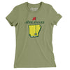 Arkansas Golf Women's T-Shirt-Light Olive-Allegiant Goods Co. Vintage Sports Apparel