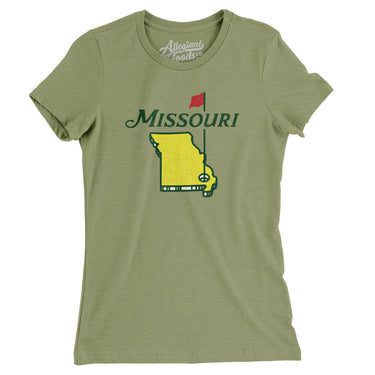 Missouri Golf Women's T-Shirt-Allegiant Goods Co. Vintage Sports Apparel