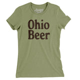 Ohio Beer Women's T-Shirt-Light Olive-Allegiant Goods Co. Vintage Sports Apparel