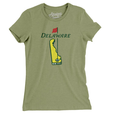 Delaware Golf Women's T-Shirt-Allegiant Goods Co. Vintage Sports Apparel