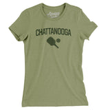 Chattanooga Pickleball Women's T-Shirt-Light Olive-Allegiant Goods Co. Vintage Sports Apparel