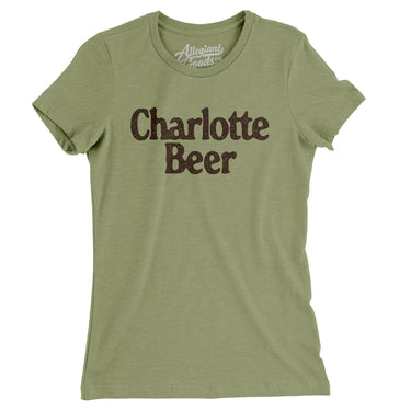 Charlotte Beer Women's T-Shirt-Allegiant Goods Co. Vintage Sports Apparel