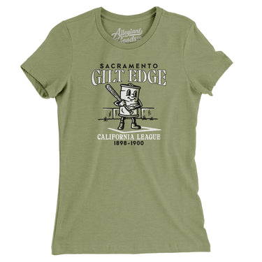 Sacramento Gilt Edge Women's T-Shirt-Allegiant Goods Co. Vintage Sports Apparel