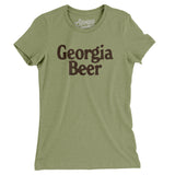 Georgia Beer Women's T-Shirt-Light Olive-Allegiant Goods Co. Vintage Sports Apparel