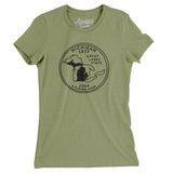 Michigan State Quarter Women's T-Shirt-Allegiant Goods Co. Vintage Sports Apparel