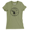 Michigan State Quarter Women's T-Shirt-Light Olive-Allegiant Goods Co. Vintage Sports Apparel