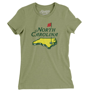 North Carolina Golf Women's T-Shirt-Allegiant Goods Co. Vintage Sports Apparel