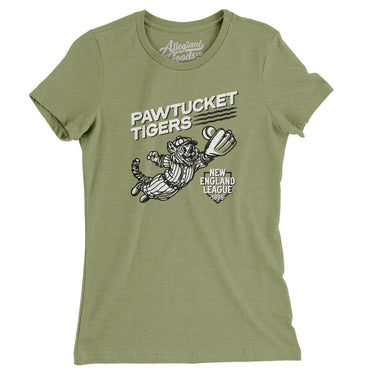 Pawtucket Tigers Women's T-Shirt-Allegiant Goods Co. Vintage Sports Apparel