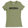 Arizona Military Stencil Women's T-Shirt-Light Olive-Allegiant Goods Co. Vintage Sports Apparel