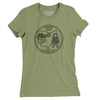 Ohio State Quarter Women's T-Shirt-Light Olive-Allegiant Goods Co. Vintage Sports Apparel