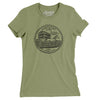 Kentucky State Quarter Women's T-Shirt-Light Olive-Allegiant Goods Co. Vintage Sports Apparel