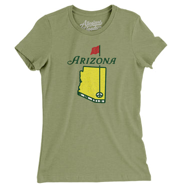 Arizona Golf Women's T-Shirt-Allegiant Goods Co. Vintage Sports Apparel