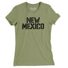 New Mexico Military Stencil Women's T-Shirt-Light Olive-Allegiant Goods Co. Vintage Sports Apparel