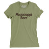 Mississippi Beer Women's T-Shirt-Light Olive-Allegiant Goods Co. Vintage Sports Apparel