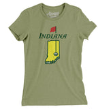 Indiana Golf Women's T-Shirt-Allegiant Goods Co. Vintage Sports Apparel