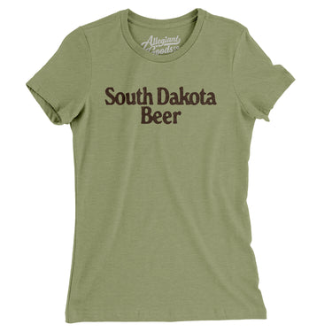 South Dakota Beer Women's T-Shirt-Allegiant Goods Co. Vintage Sports Apparel