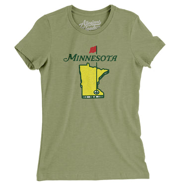 Minnesota Golf Women's T-Shirt-Allegiant Goods Co. Vintage Sports Apparel