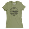 Minnesota State Quarter Women's T-Shirt-Light Olive-Allegiant Goods Co. Vintage Sports Apparel