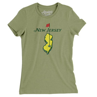 New Jersey Golf Women's T-Shirt-Allegiant Goods Co. Vintage Sports Apparel