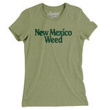 New Mexico Weed Women's T-Shirt-Light Olive-Allegiant Goods Co. Vintage Sports Apparel